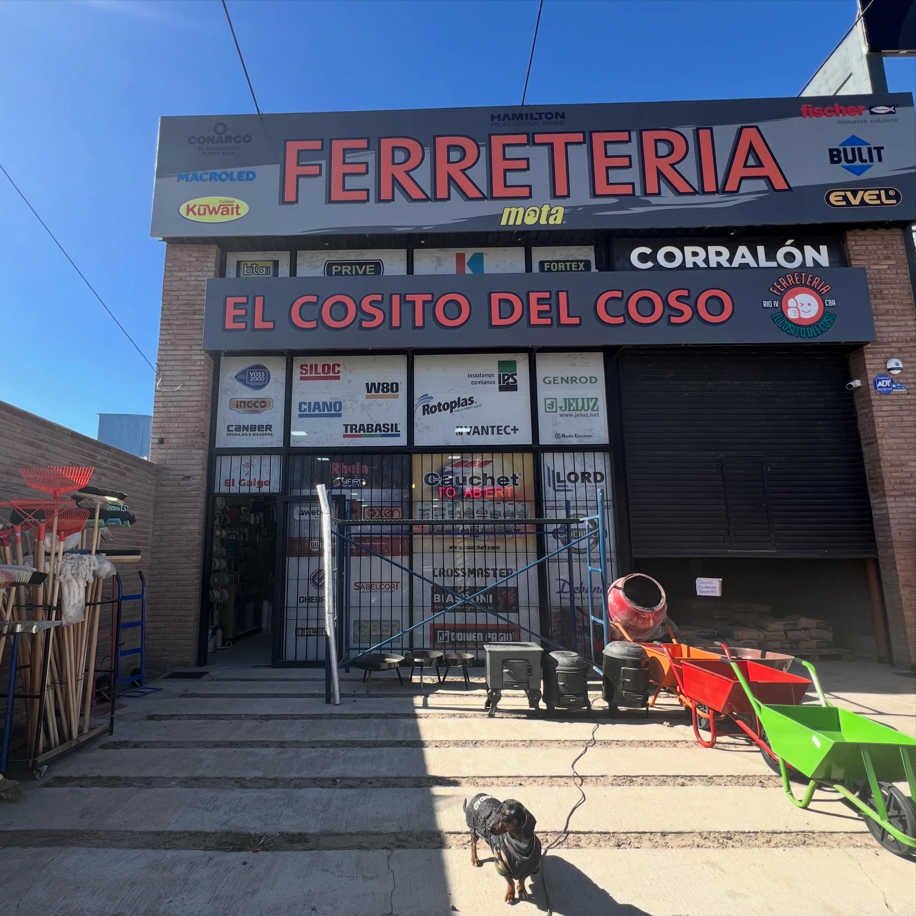 Frente del local de El Cosito del Coso